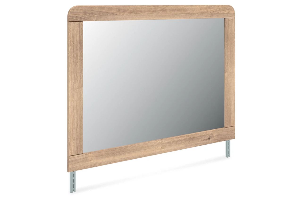 Prandefort Bedroom Mirror In Tan NCB136036