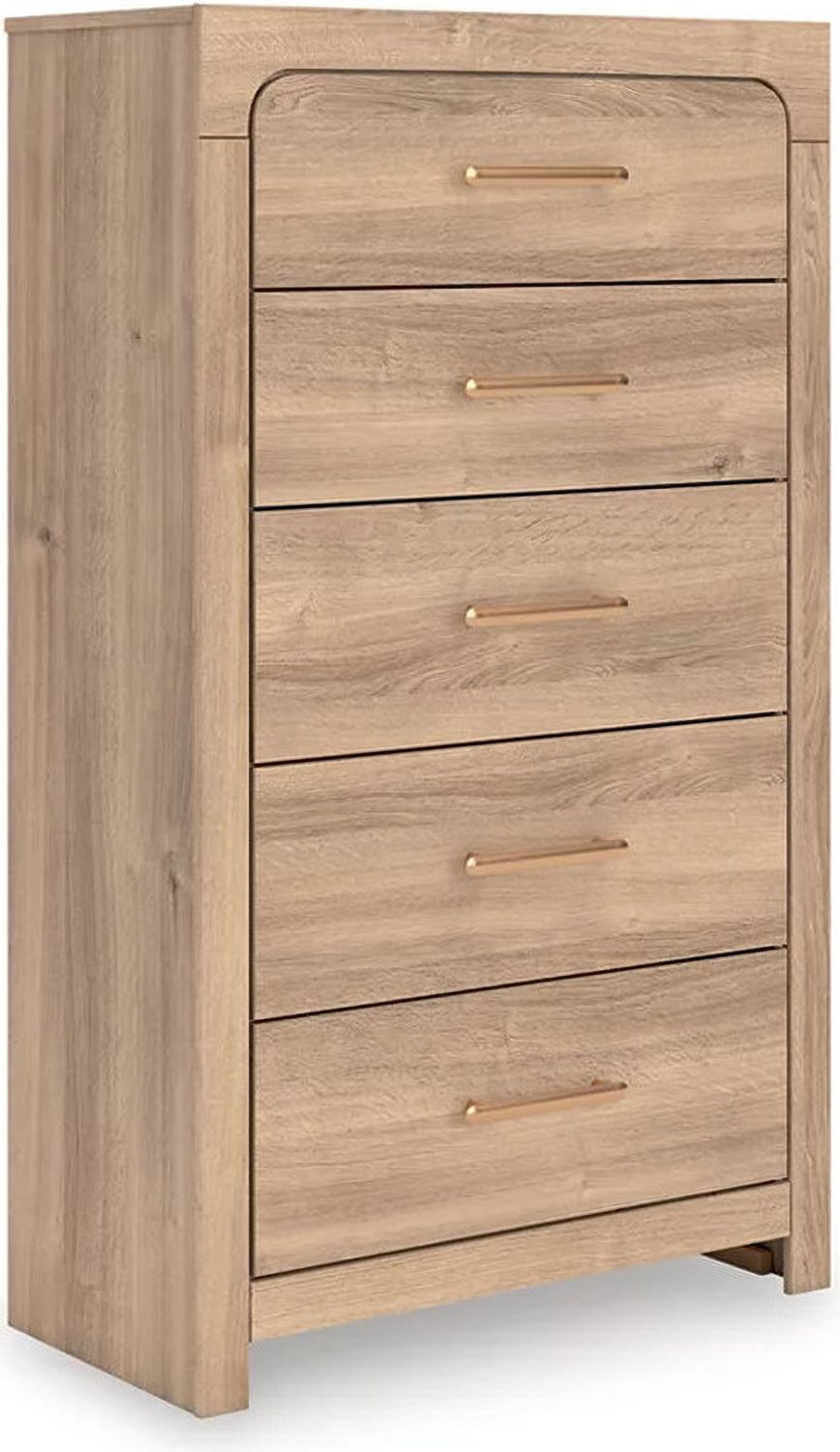 Prandefort Chest of Drawers In Tan NCB136046