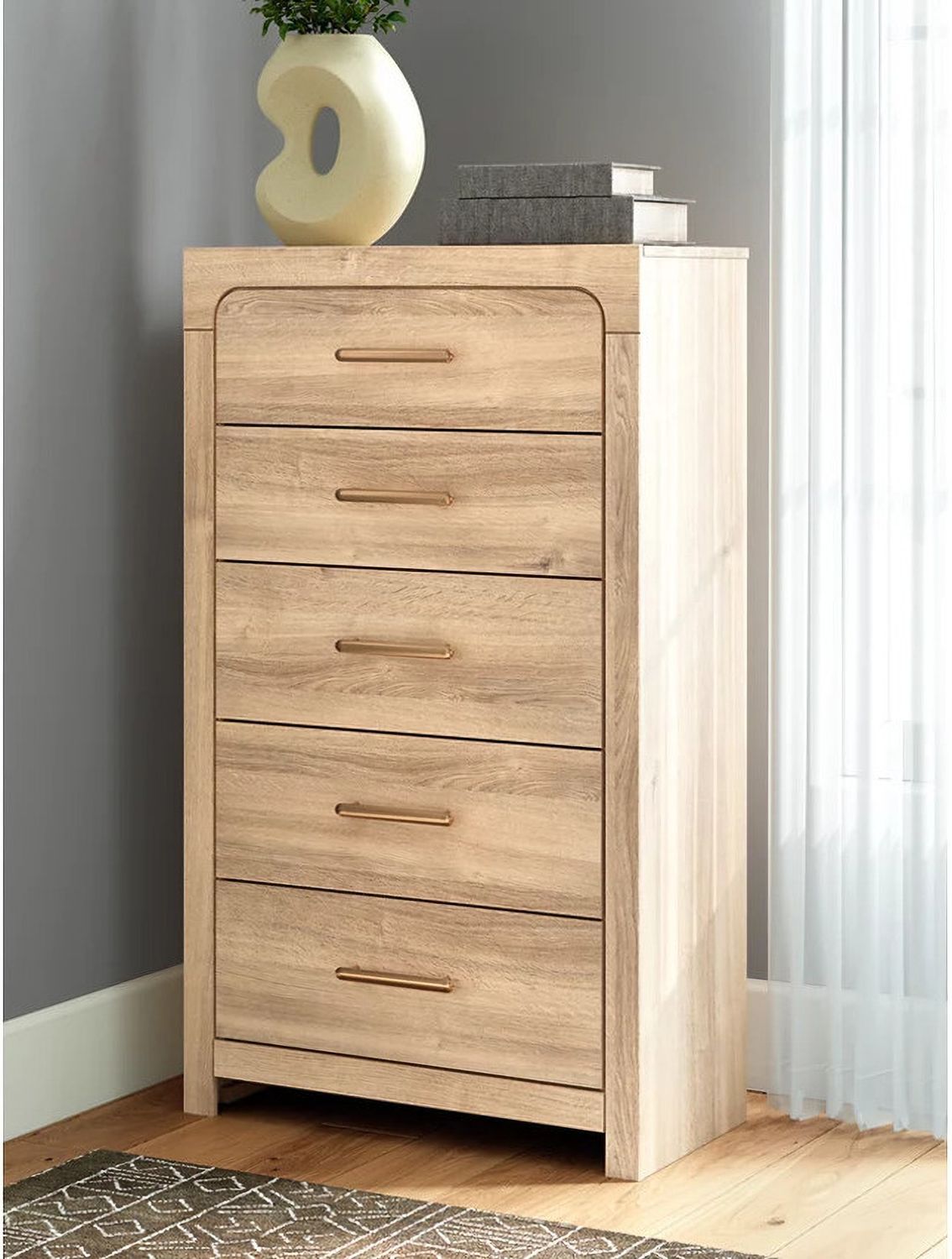 Prandefort Chest of Drawers In Tan NCB136046