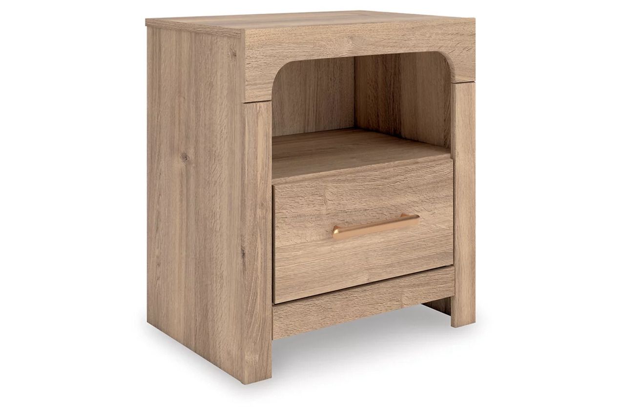 Prandefort Nightstand In Tan NCB136091
