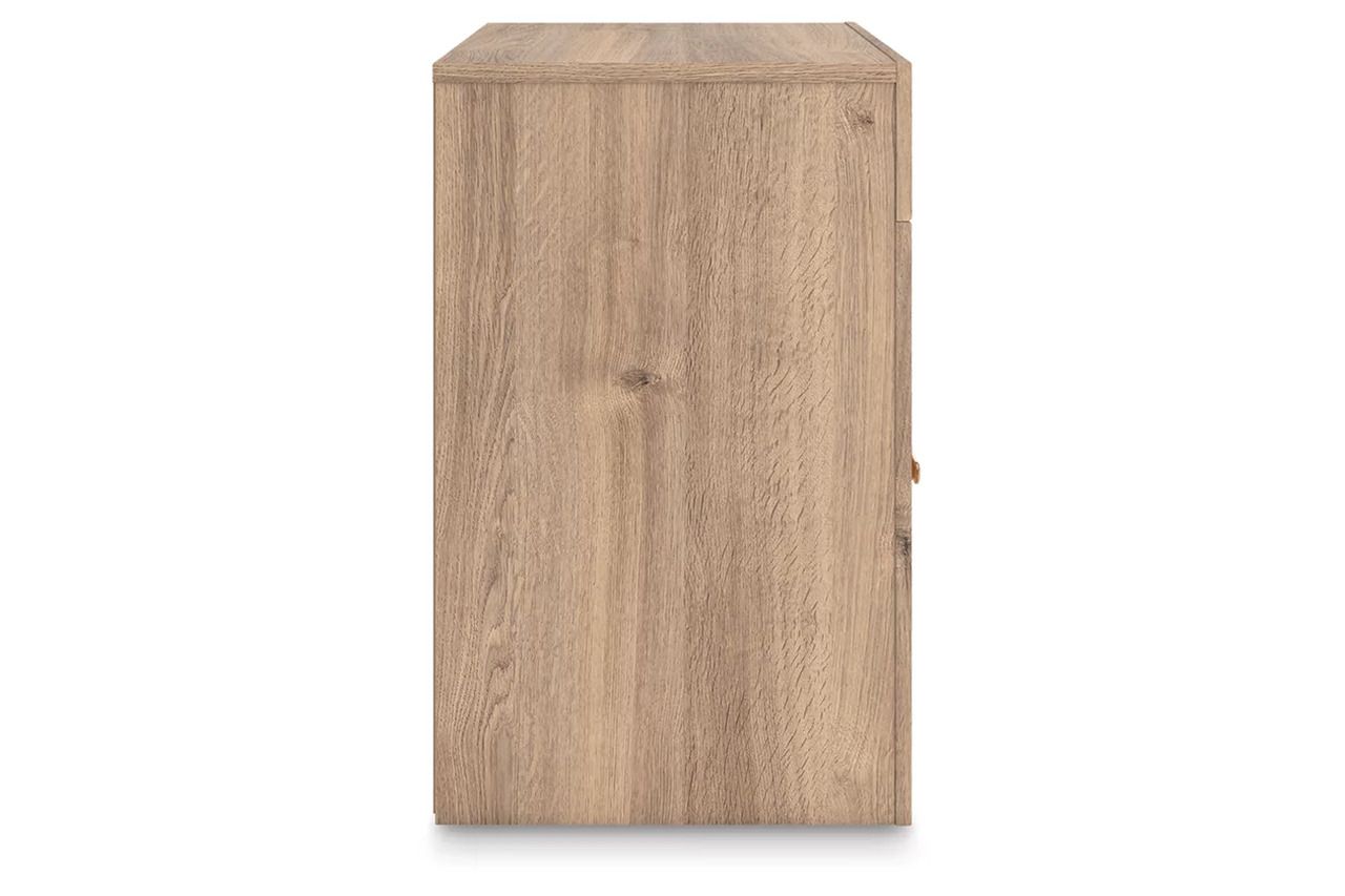 Prandefort Nightstand In Tan NCB136091
