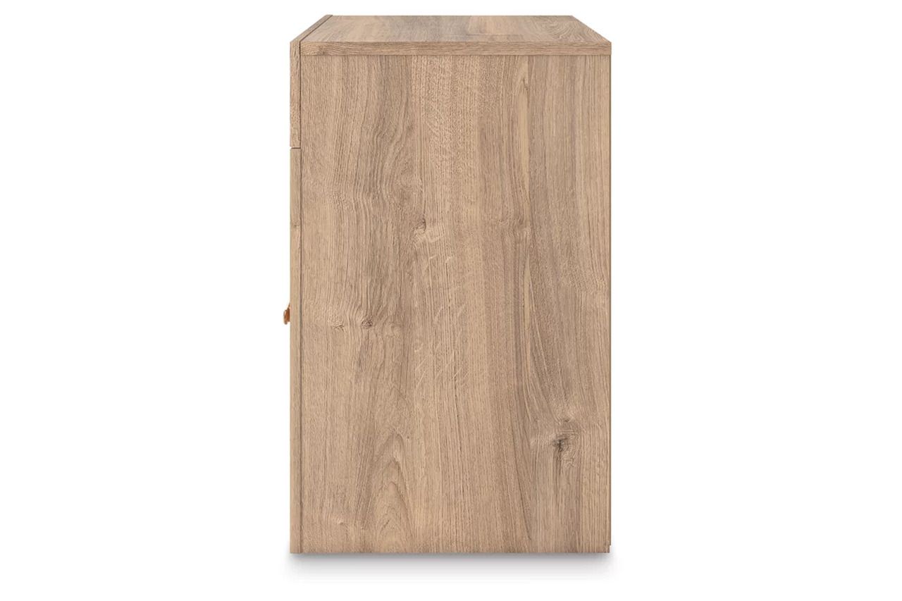 Prandefort Nightstand In Tan NCB136091