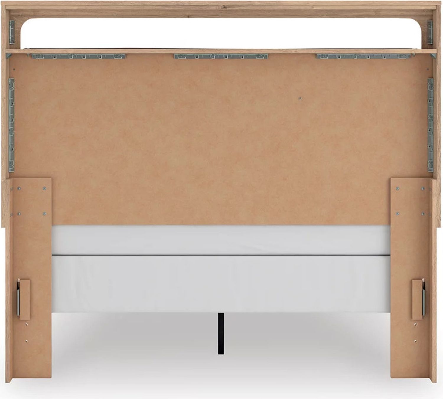 Prandefort Queen Upholstered Panel Bed In Tan NCB1360B4