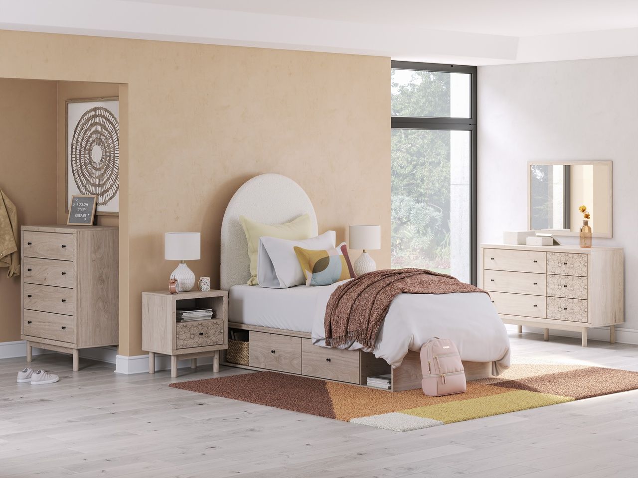 Birkmore Chest of Drawers In Tan NCB1566244