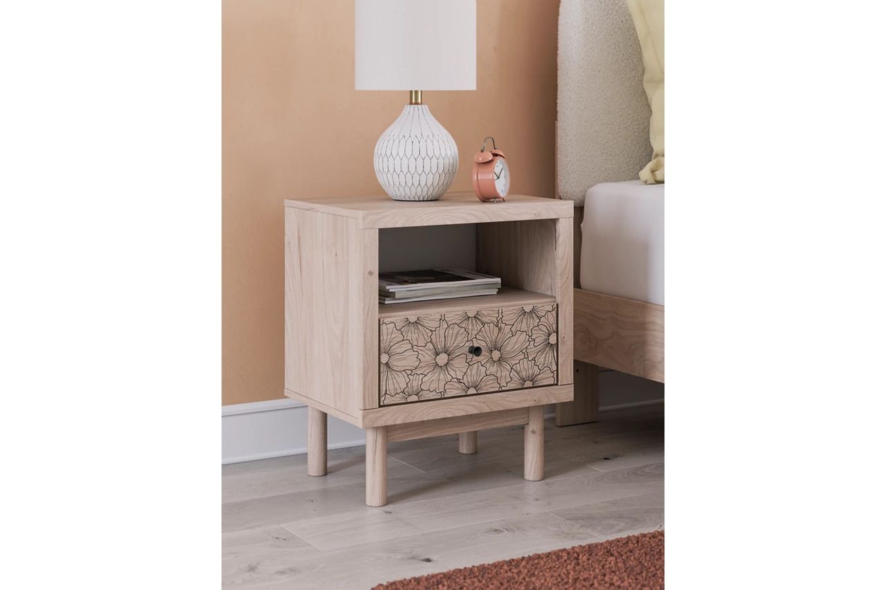 Birkmore Nightstand In Tan NCB156691