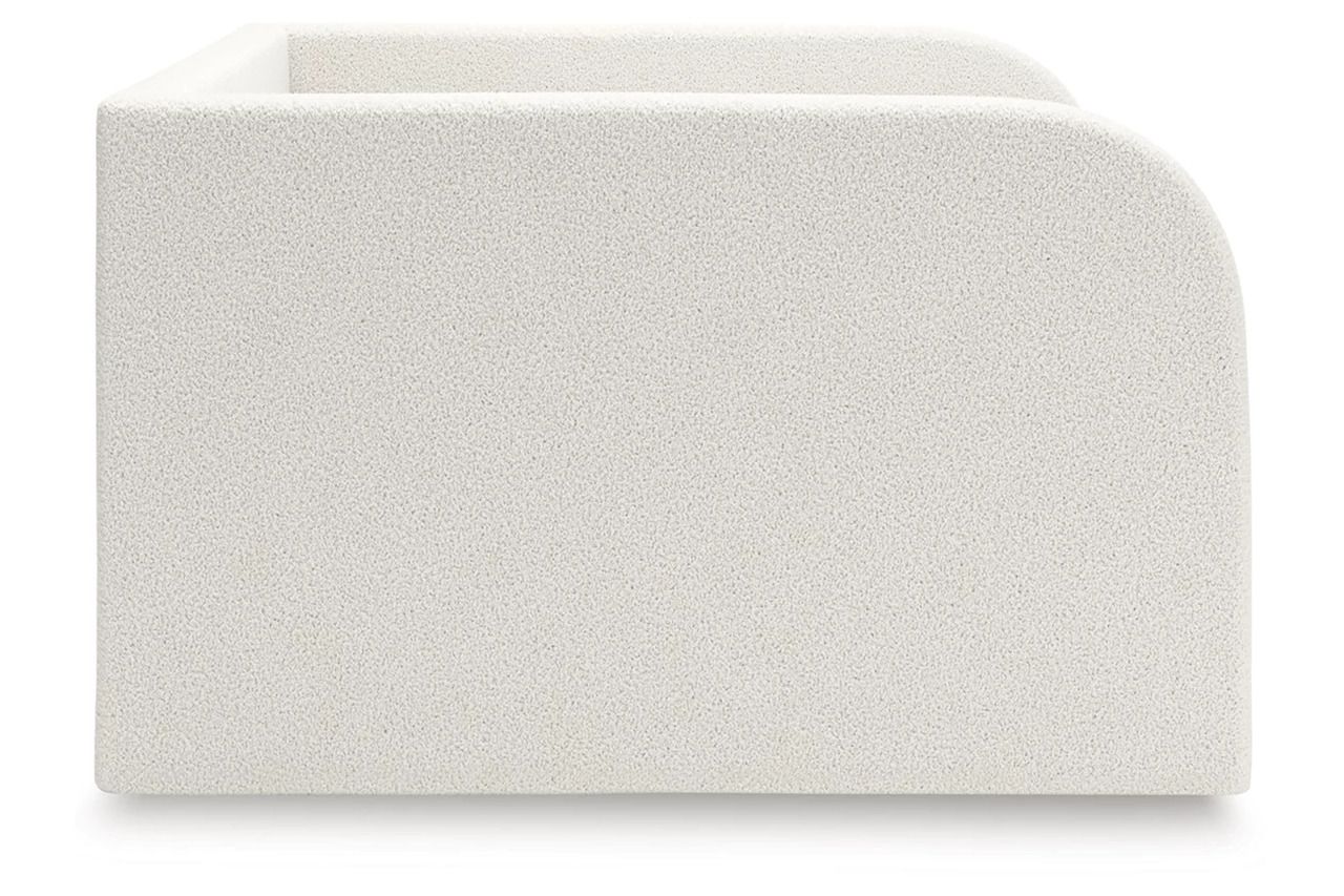 Birkmore Full Upholstered Day Bed In Tan and White NCB1566B10