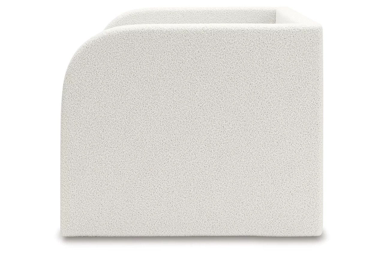 Birkmore Full Upholstered Day Bed with Storage In Tan and White NCB1566B11