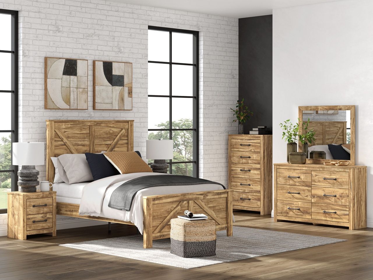 Hastiport Bedroom Mirror In Brown NCB158036