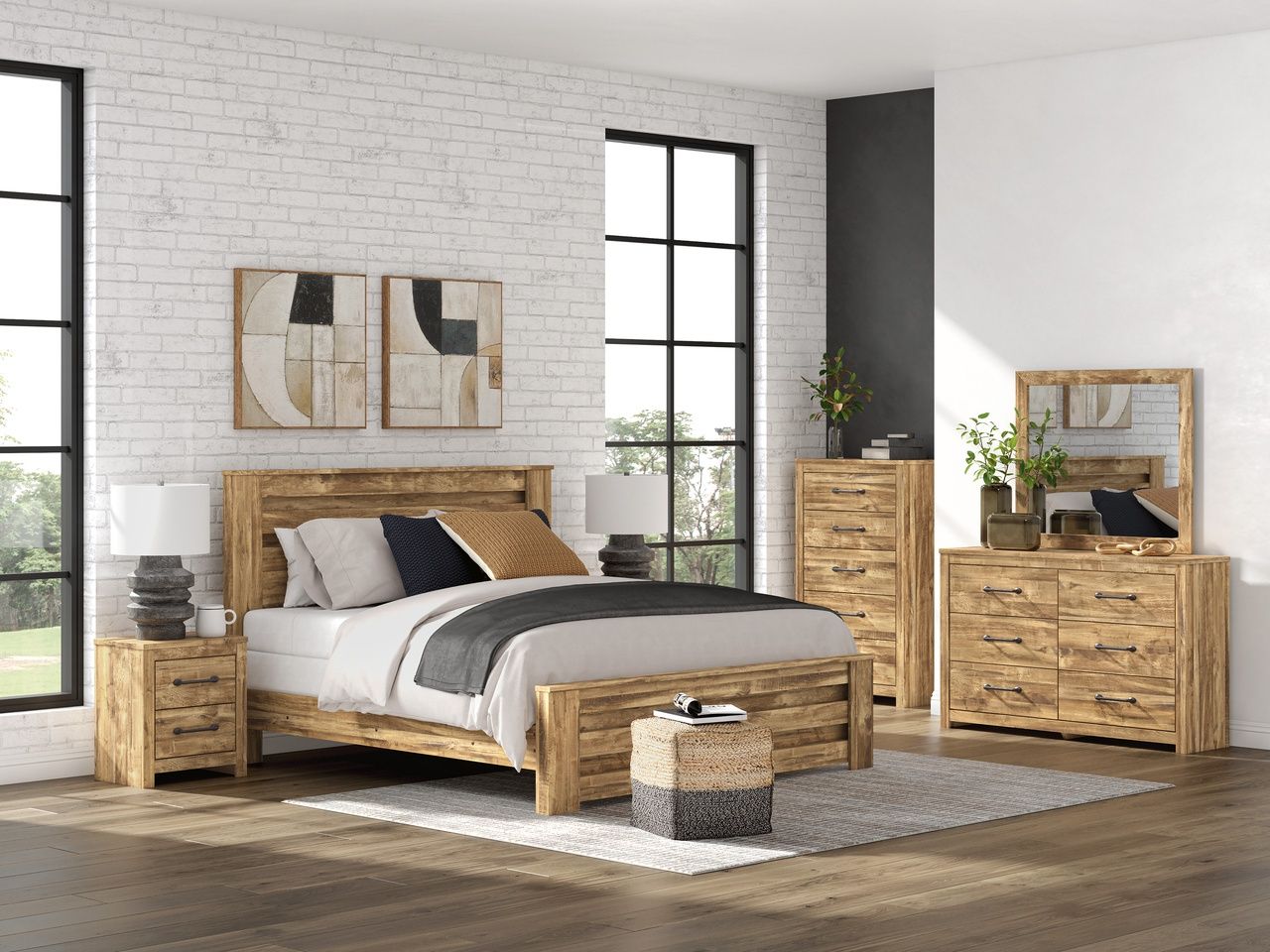 Hastiport Nightstand In Brown NCB158092