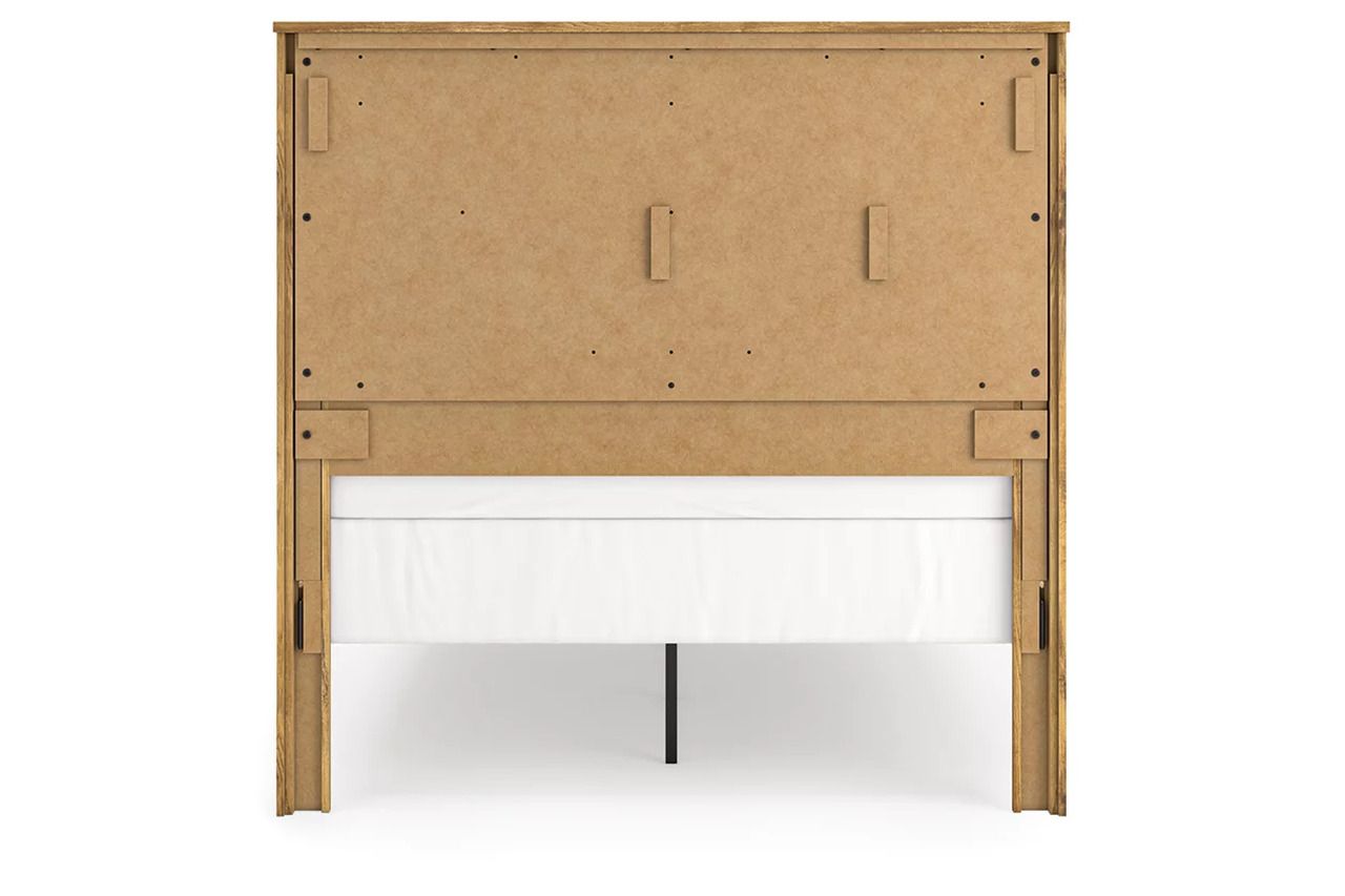 Hastiport Queen Crossbuck Panel Bed In Brown NCB1580B2