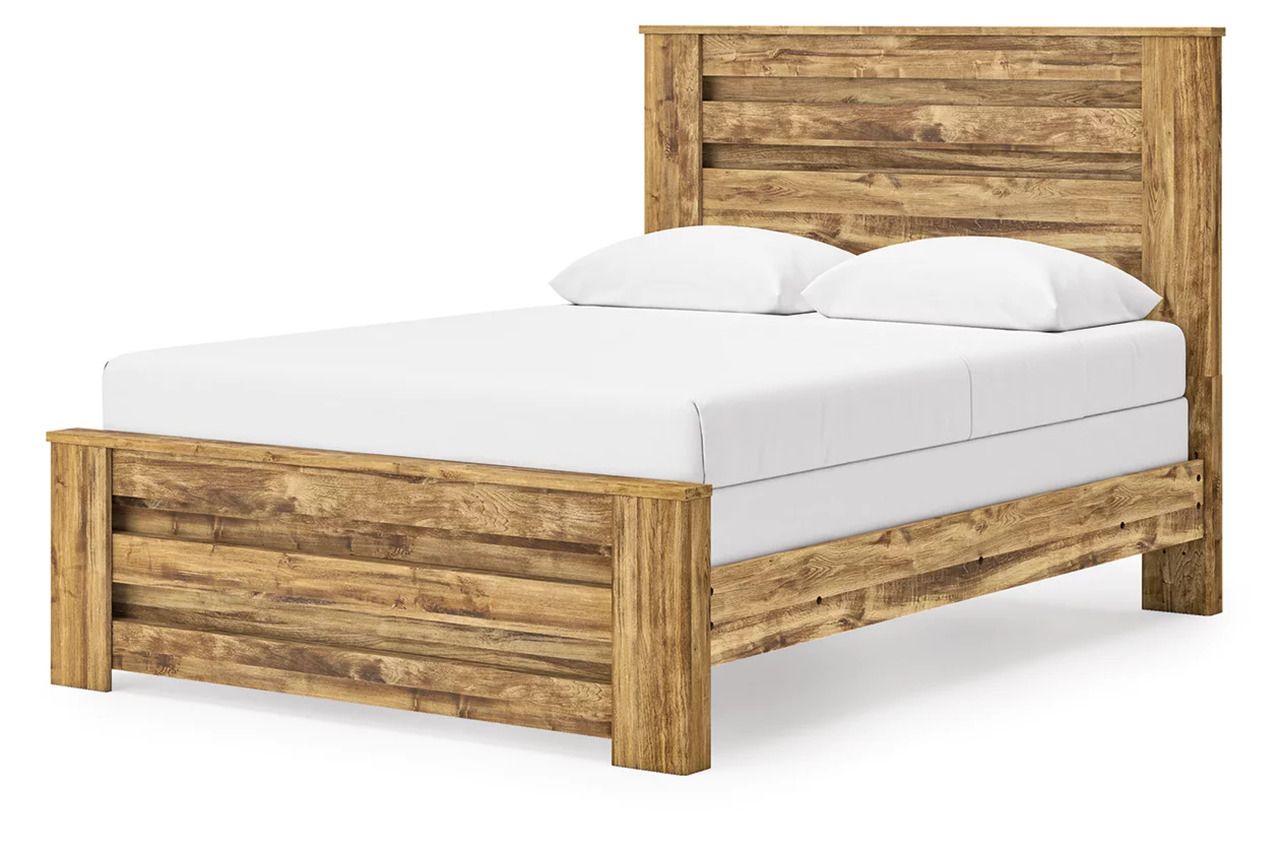 Hastiport Queen Panel Bed In Brown NCB1580B4