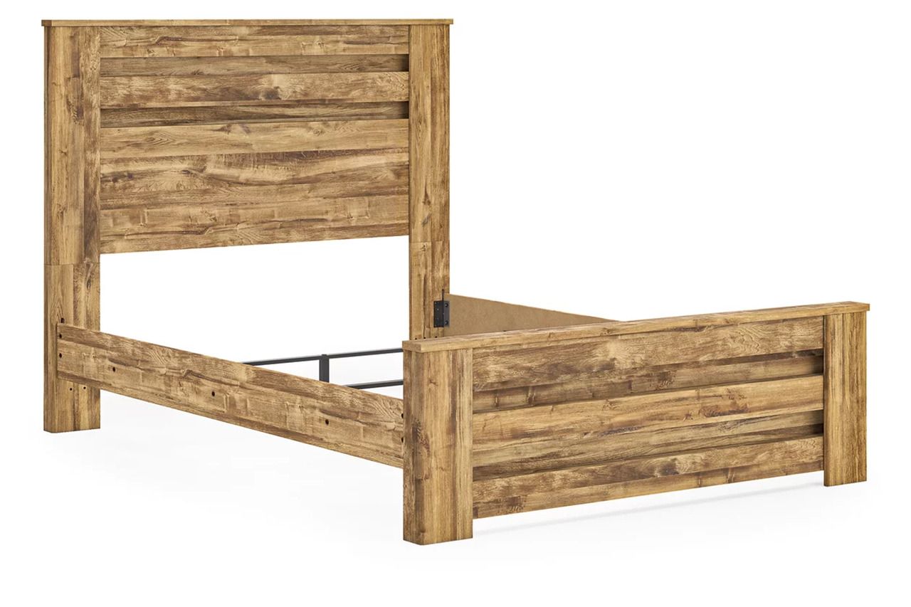 Hastiport Queen Panel Bed In Brown NCB1580B4