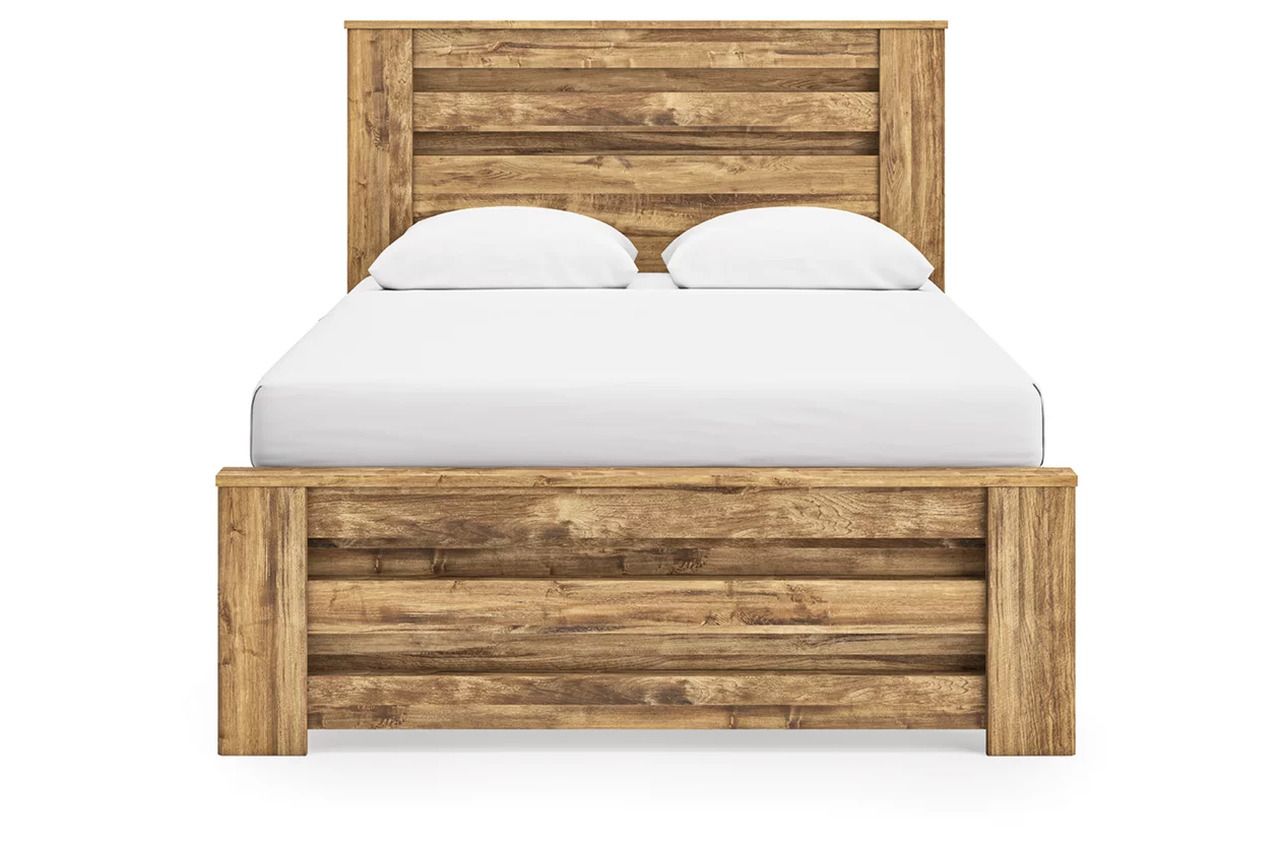 Hastiport Queen Panel Bed In Brown NCB1580B4
