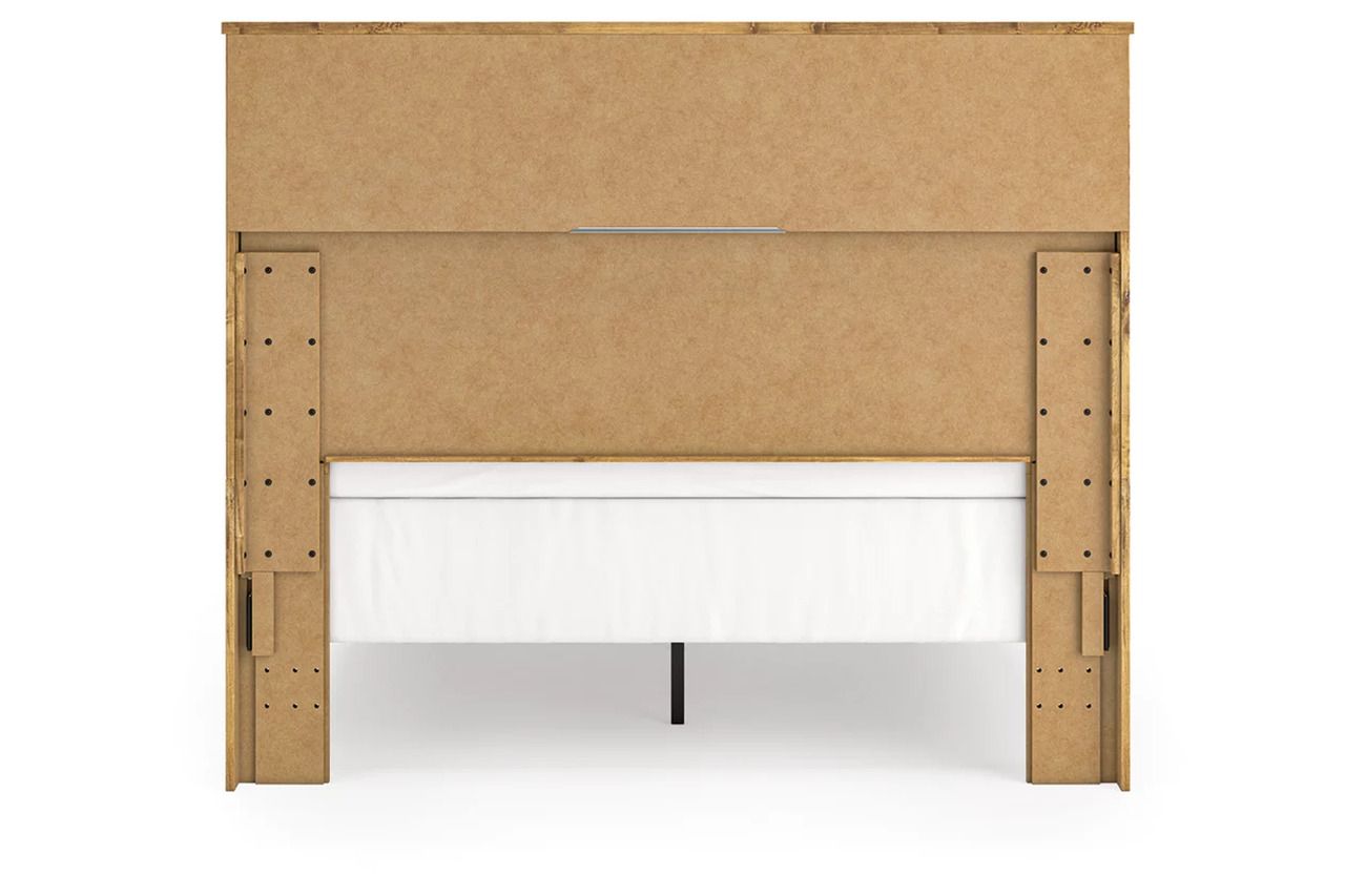 Hastiport Queen Panel Bed In Brown NCB1580B4