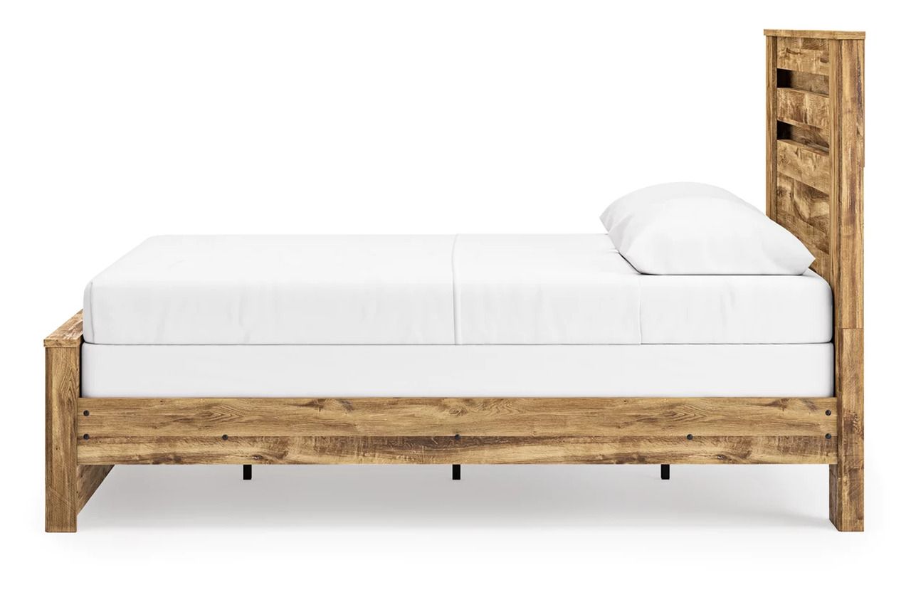 Hastiport Queen Panel Bed In Brown NCB1580B4