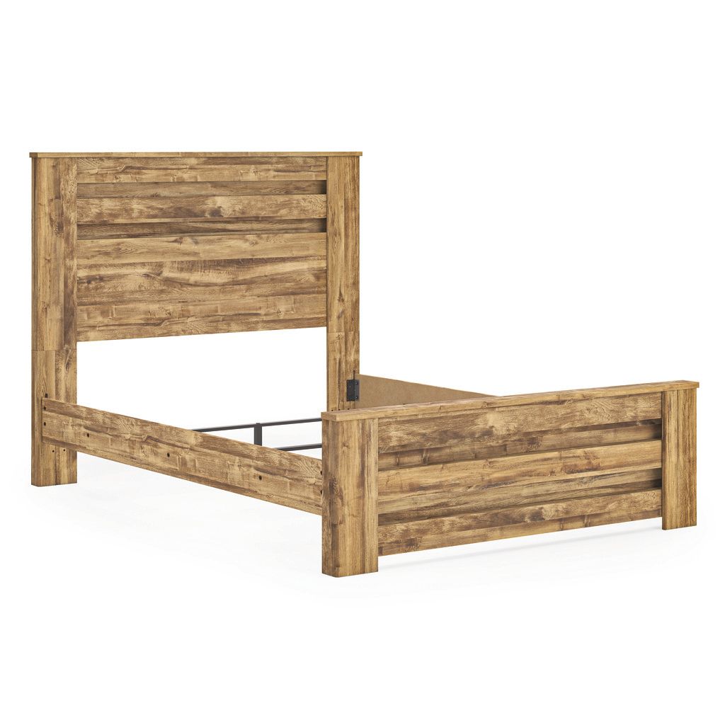 Hastiport Queen Panel Bed In Brown NCB1580B4