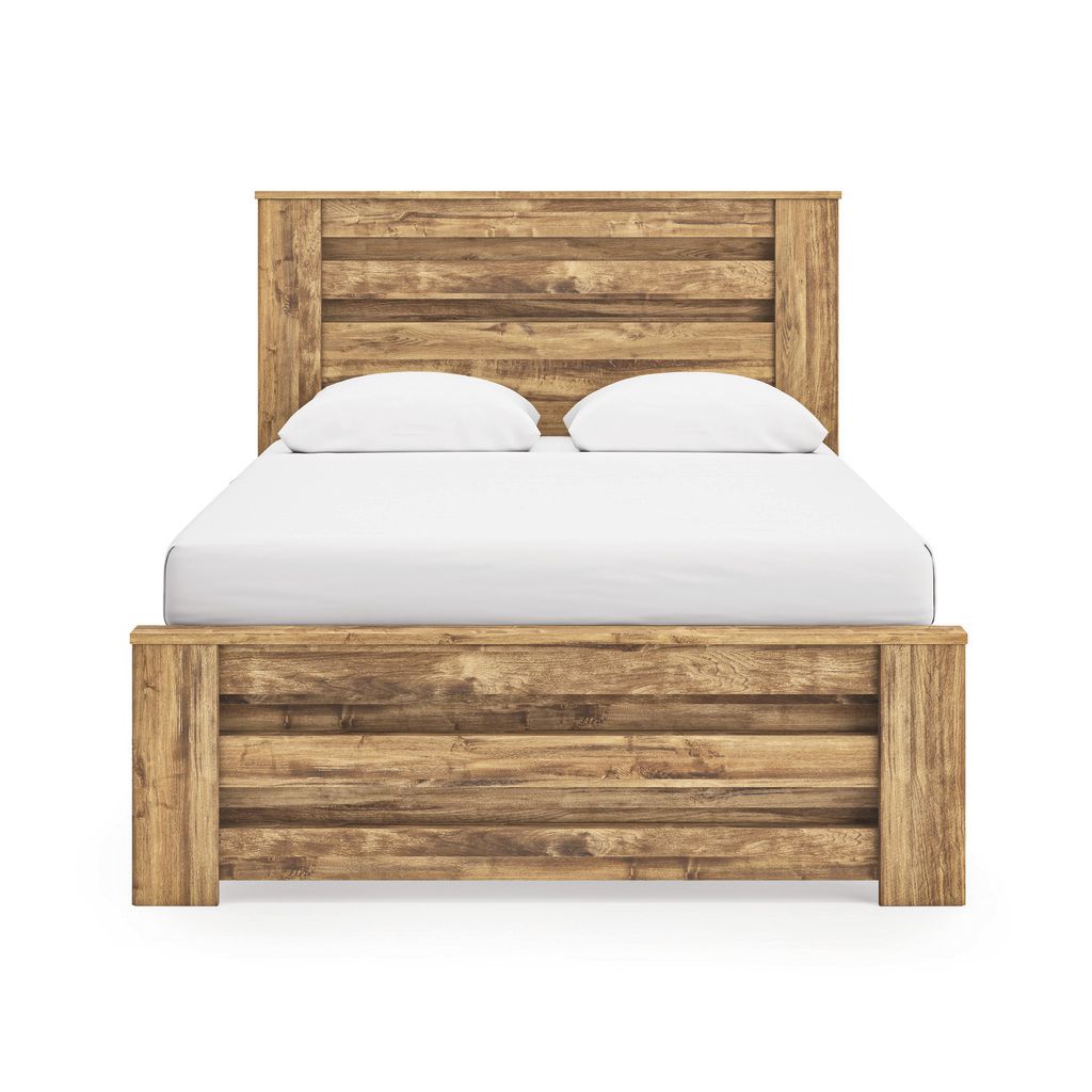 Hastiport Queen Panel Bed In Brown NCB1580B4