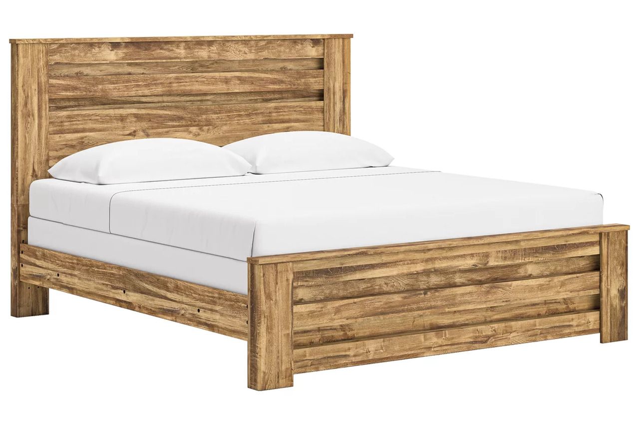 Hastiport King Panel Bed In Brown NCB1580B7