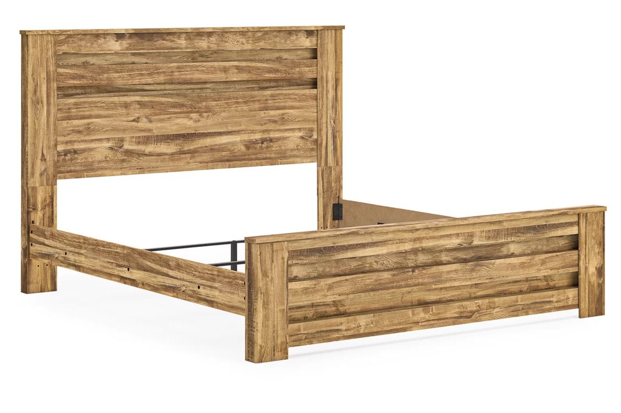 Hastiport King Panel Bed In Brown NCB1580B7