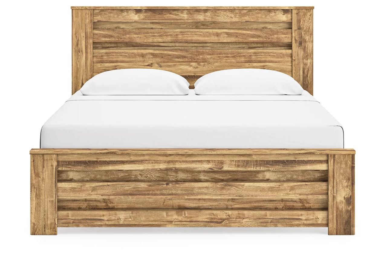 Hastiport King Panel Bed In Brown NCB1580B7