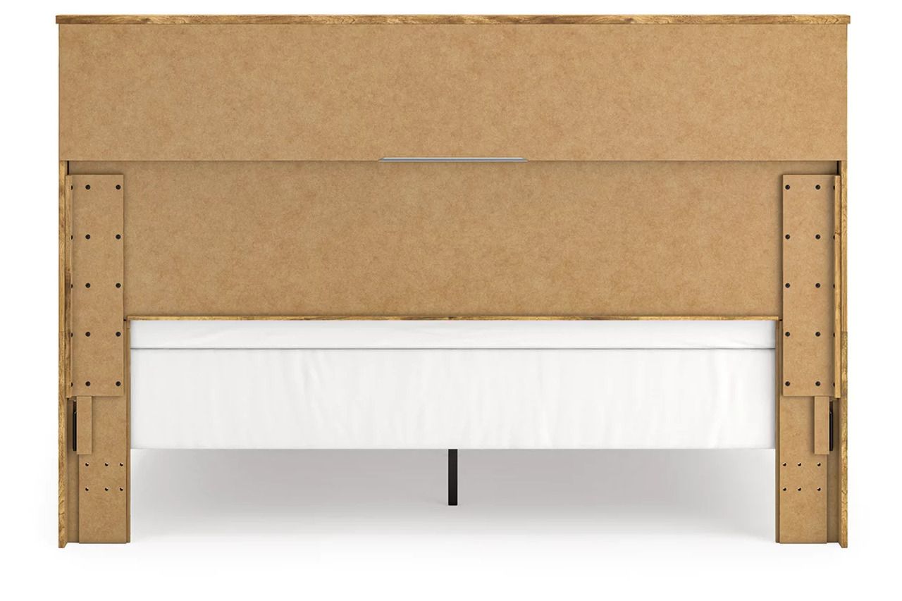 Hastiport King Panel Bed In Brown NCB1580B7