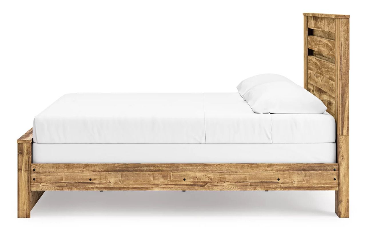 Hastiport King Panel Bed In Brown NCB1580B7