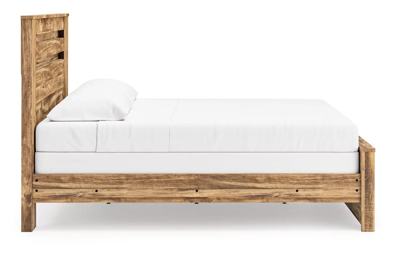 Hastiport King Panel Bed In Brown NCB1580B7
