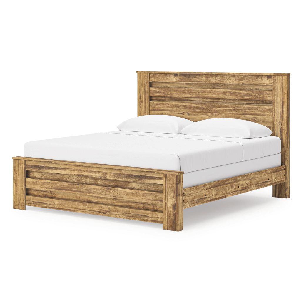 Hastiport King Panel Bed In Brown NCB1580B7