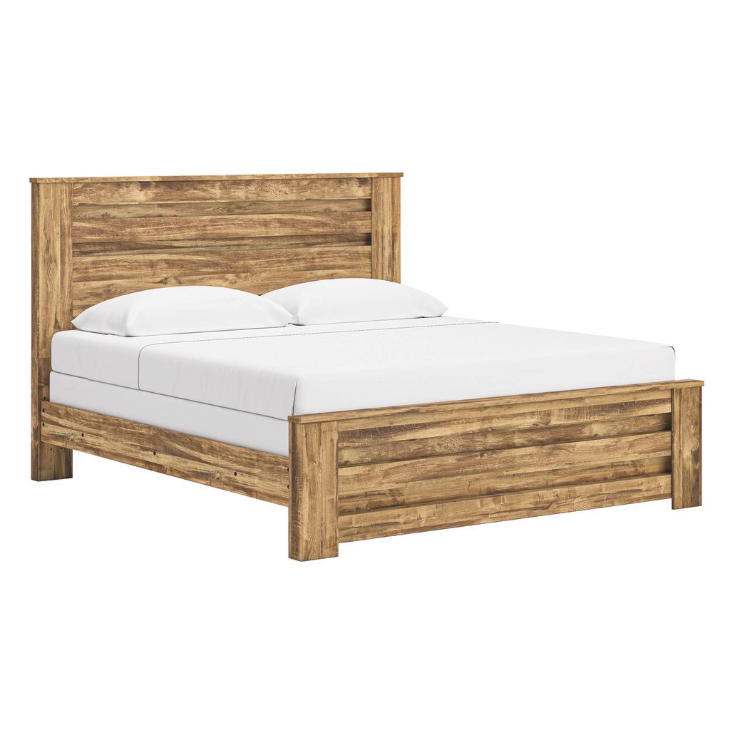 Hastiport King Panel Bed In Brown NCB1580B7