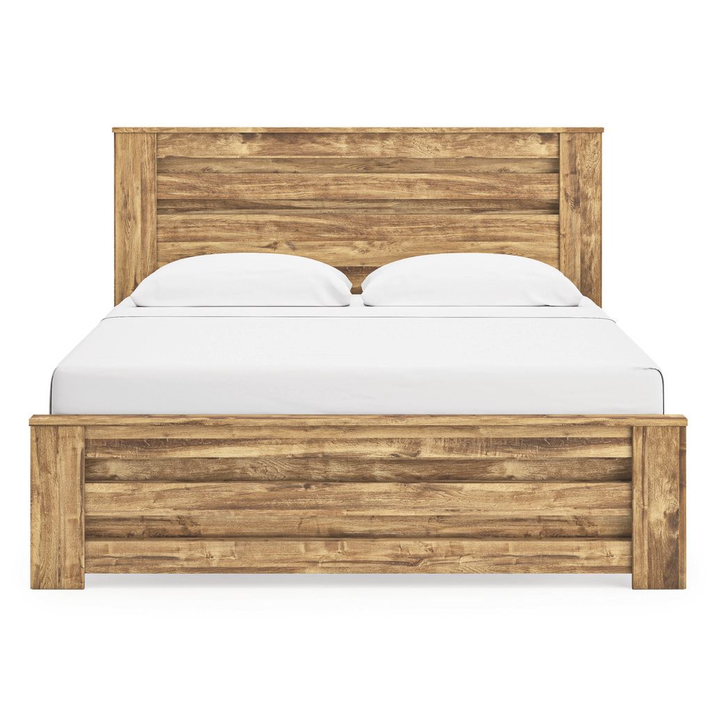 Hastiport King Panel Bed In Brown NCB1580B7