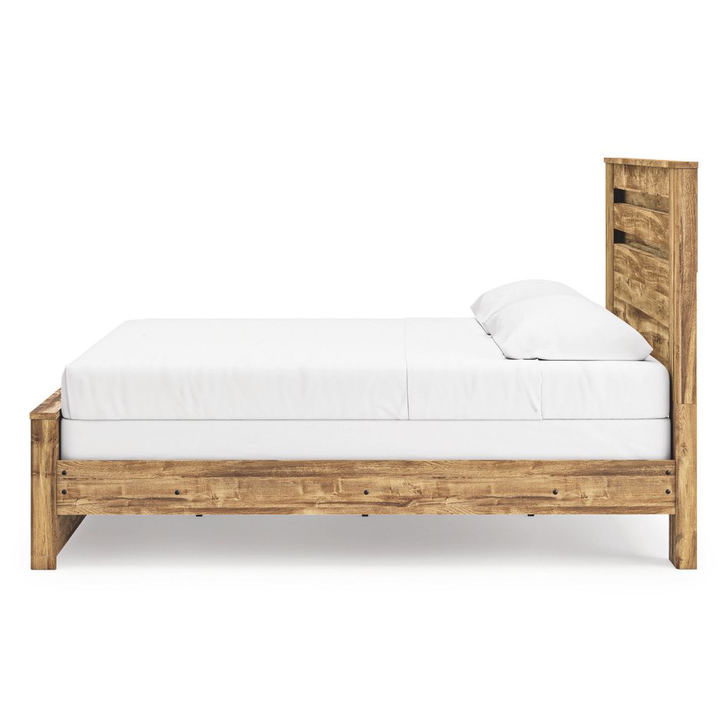 Hastiport King Panel Bed In Brown NCB1580B7