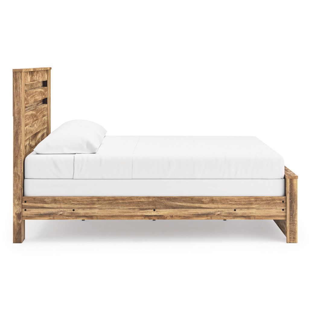 Hastiport King Panel Bed In Brown NCB1580B7