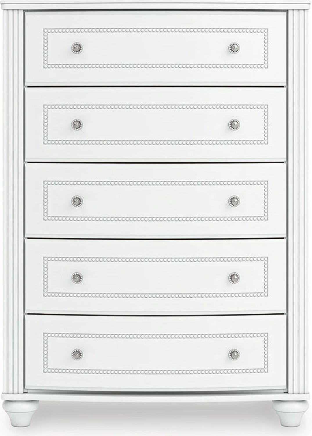 Trindura Chest of Drawers In White NCB181946