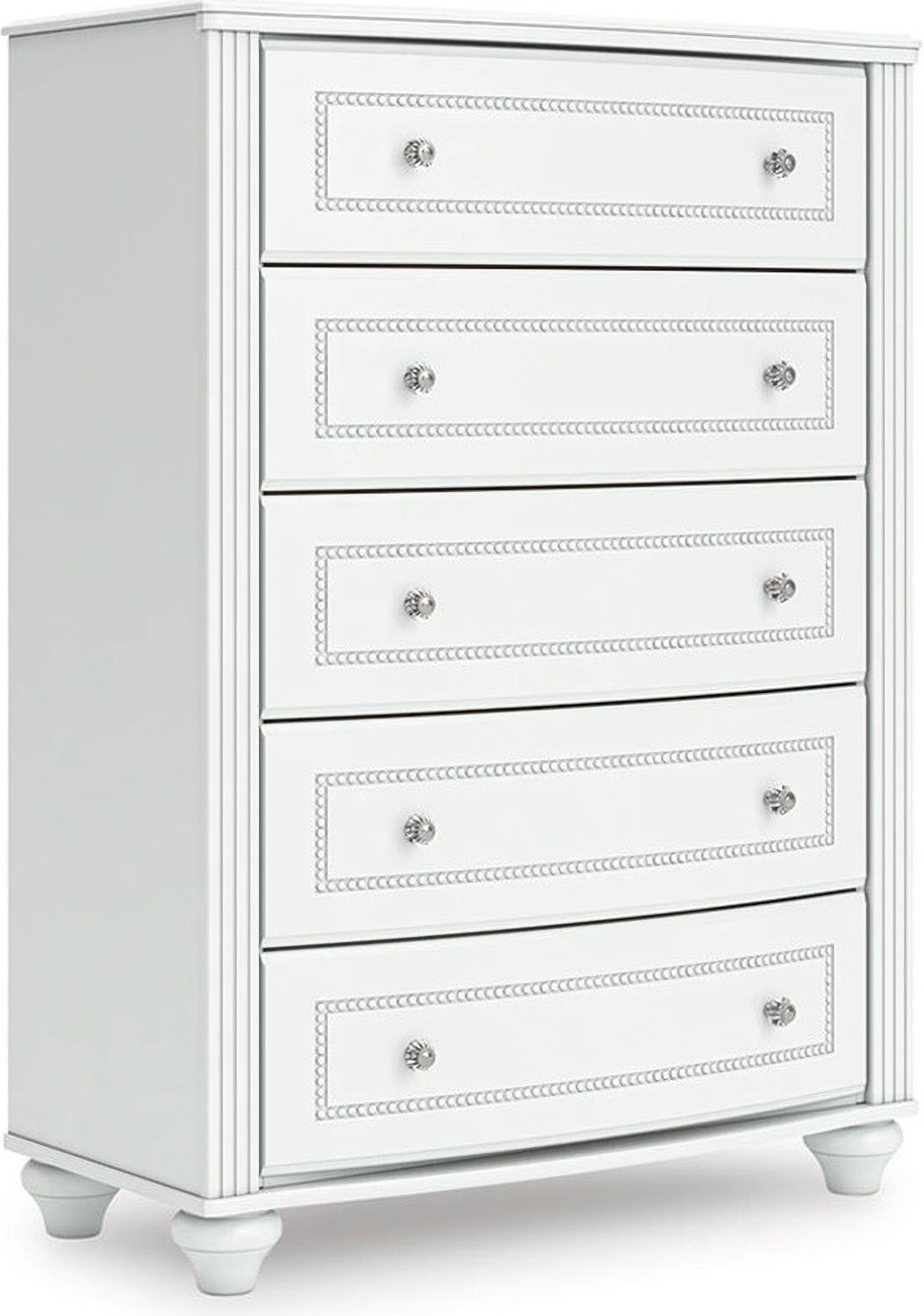 Trindura Chest of Drawers In White NCB181946