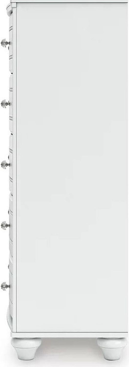 Trindura Chest of Drawers In White NCB181946