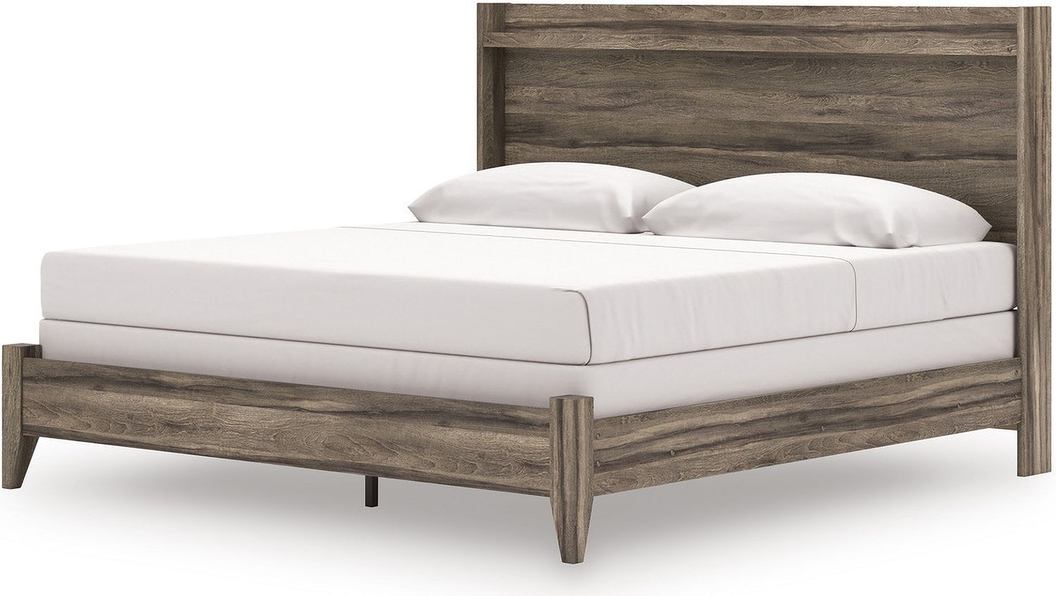 Jusika King Panel Headboard In Brown NCB200558