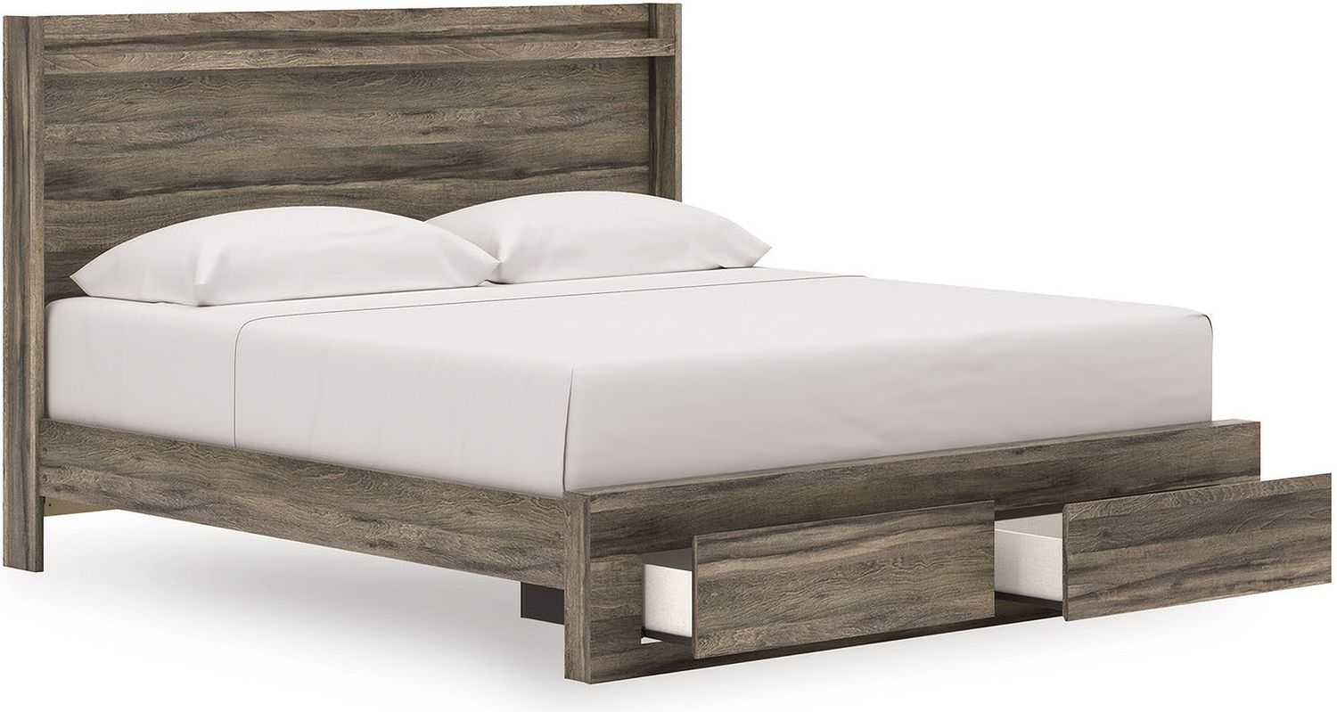 Jusika King Panel Headboard In Brown NCB200558