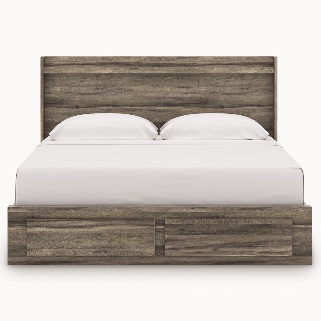 Jusika King Panel Headboard In Brown NCB200558