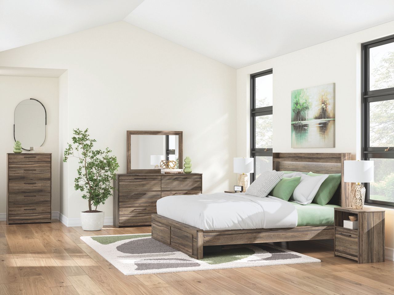 Jusika Nightstand In Brown NCB200591