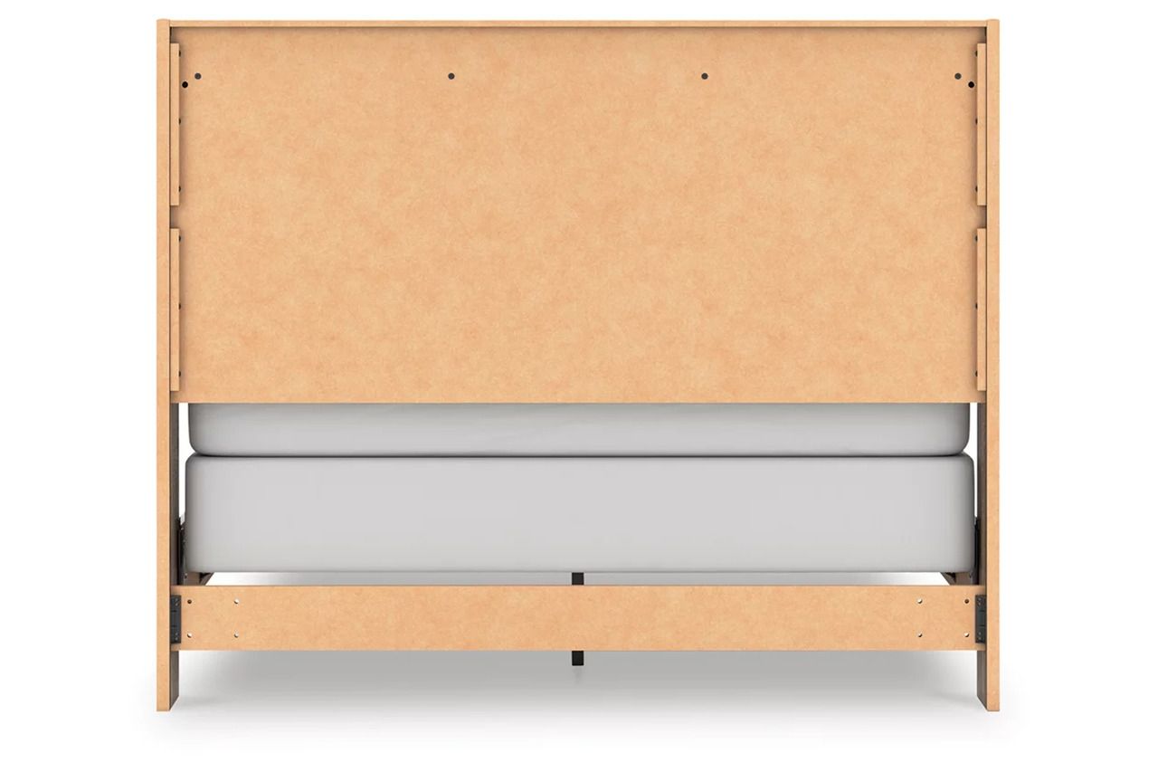 Jusika Queen Panel Bed In Brown NCB2005B2
