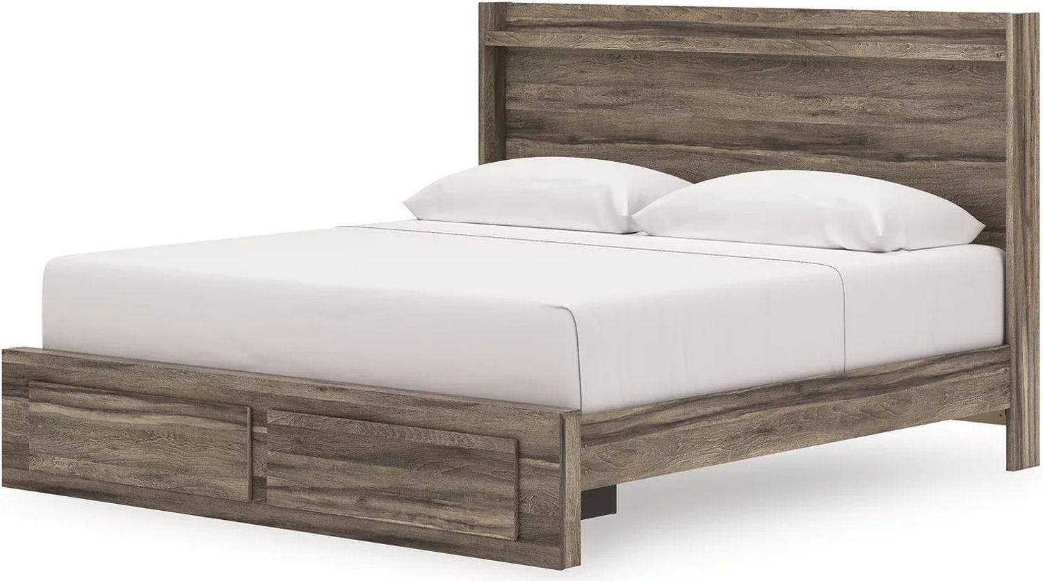 Jusika King Panel Storage Bed In Brown NCB2005B7