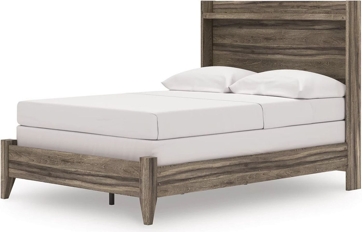 Jusika Full Panel Bed In Brown NCB2005B8
