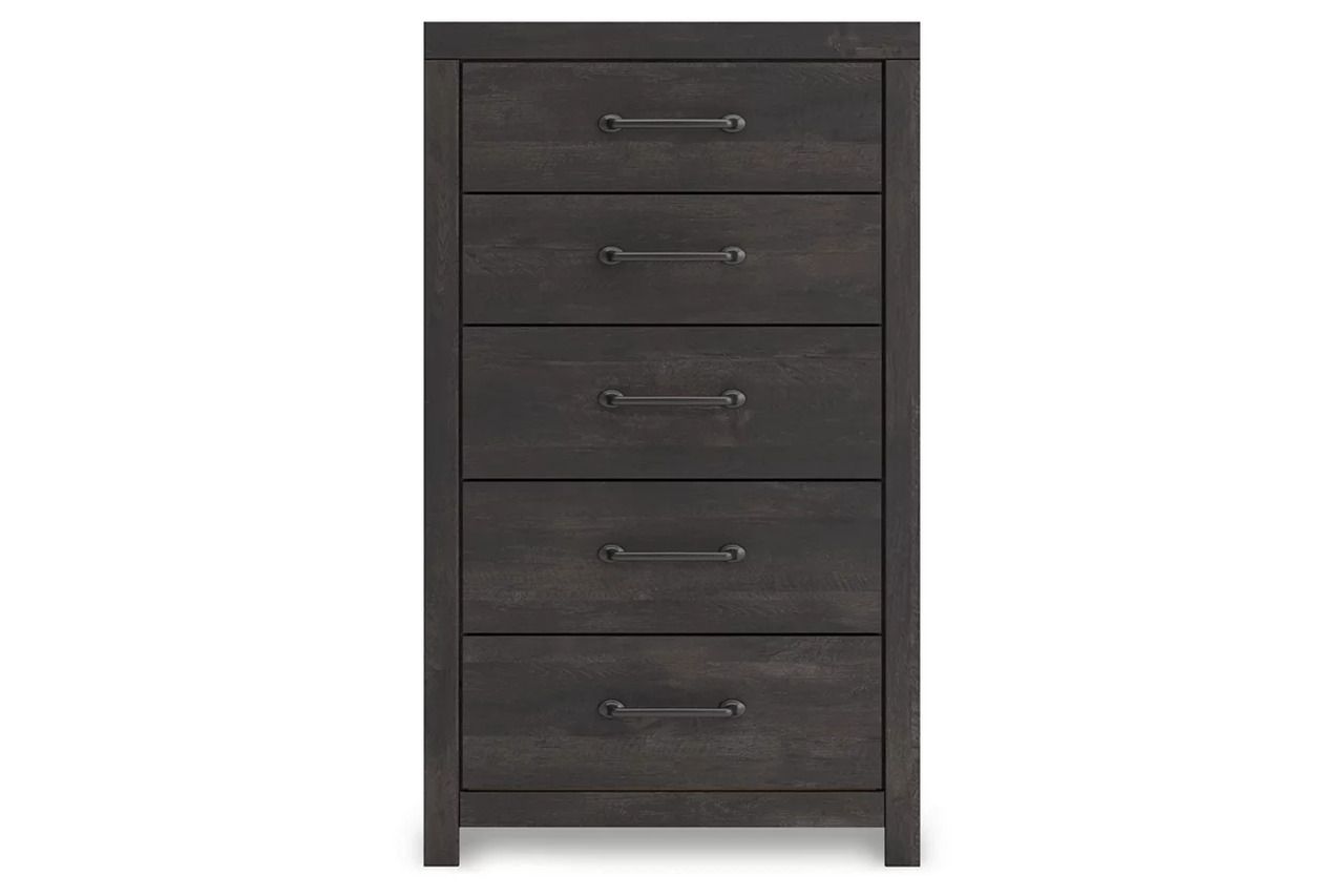 Granaport Chest of Drawers In Dark Gray NCB210846