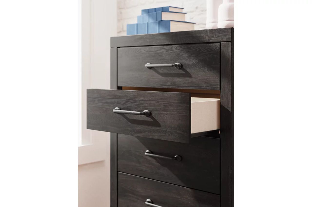 Granaport Chest of Drawers In Dark Gray NCB210846