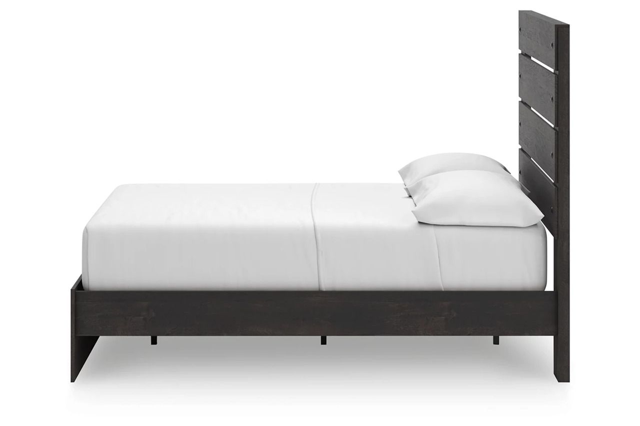 Granaport Full Panel Storage Bed In Dark Gray NCB2108B15