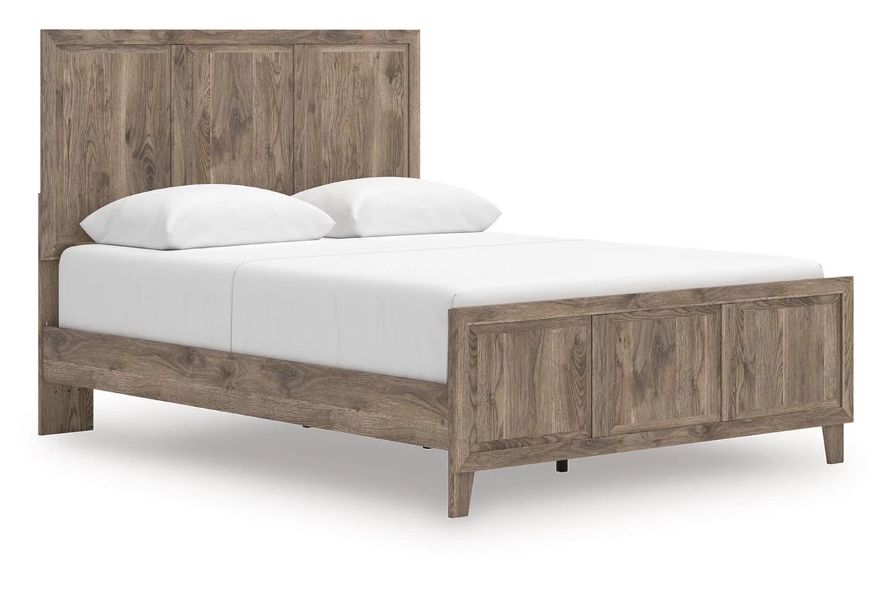 Stanziford Queen Panel Bed In Brown NCB2260B2
