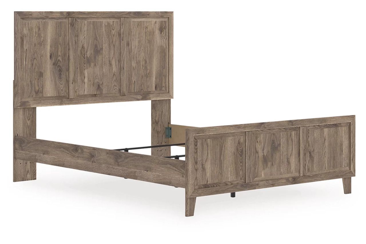 Stanziford Queen Panel Bed In Brown NCB2260B2