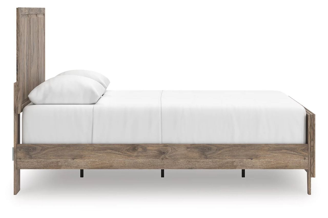 Stanziford Queen Panel Bed In Brown NCB2260B2