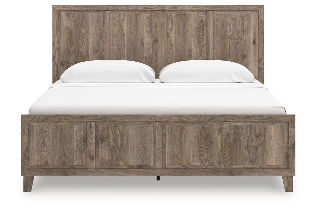 Stanziford King Panel Bed In Brown NCB2260B6