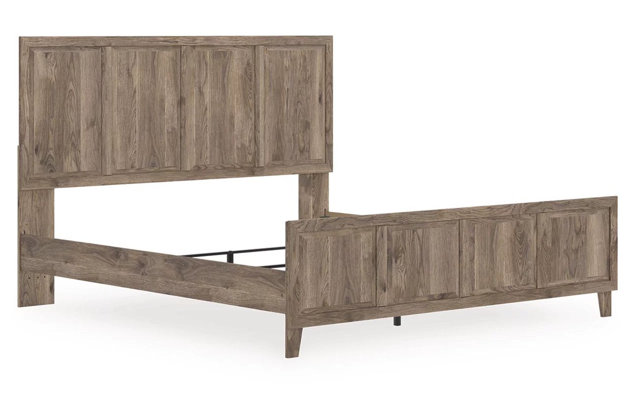 Stanziford King Panel Bed In Brown NCB2260B6